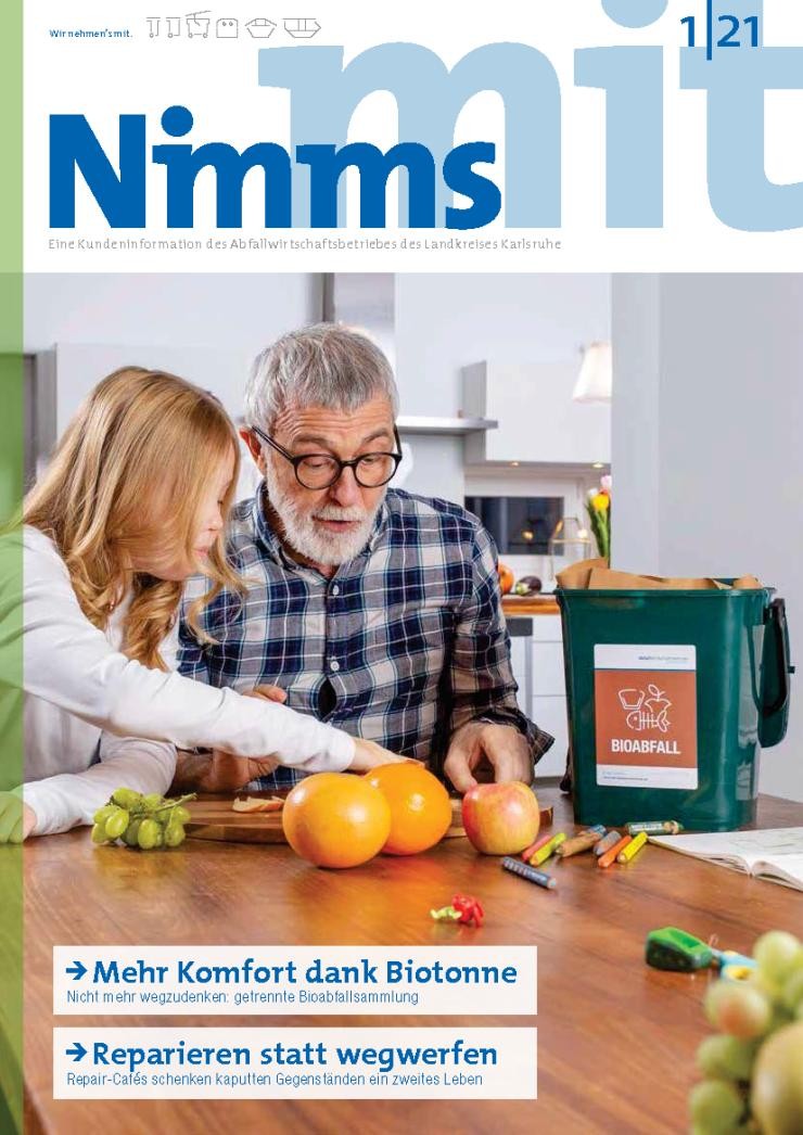 Kundenzeitschrift „Nimm's mit“ 2021/1