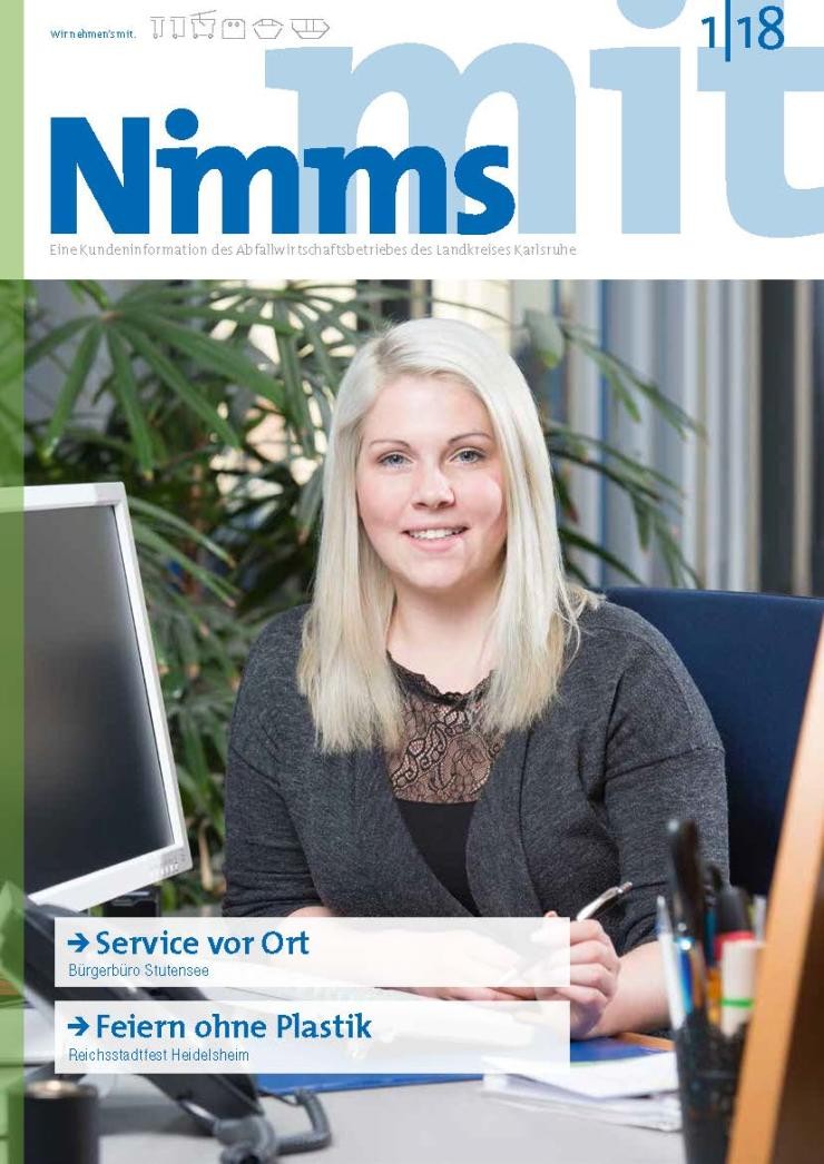 Kundenzeitschrift „Nimm's mit“ 2018/1