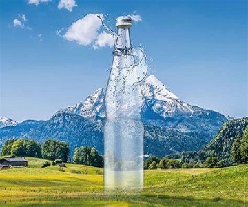 Mehrwerflasche für Mineralwasser